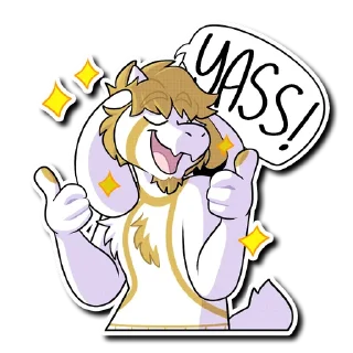 👍 emoji Zodiac & Polaris Telegram sticker 16 of 41