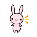 😯 emoji Pink-Bunny Telegram sticker 9 of 119
