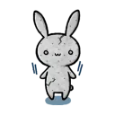 😨 emoji Pink-Bunny Telegram sticker 15 of 119