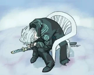 🌟 emoji vergil sparda Telegram sticker 24 of 70
