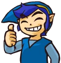 👍 emoji Triforce Heroes Telegram sticker 2 of 90