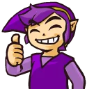 👍 emoji Triforce Heroes Telegram sticker 4 of 90
