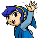 👋 emoji Triforce Heroes Telegram sticker 17 of 90