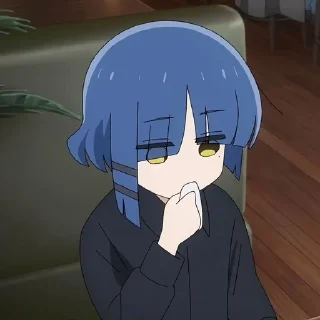 😐 emoji ::: Bocchi the Rock v.2 ::: Telegram sticker 23 of 46