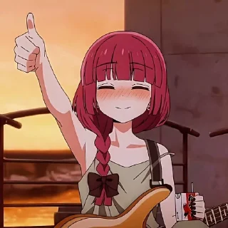 ☺️ emoji ::: Bocchi the Rock v.2 ::: Telegram sticker 5 of 46