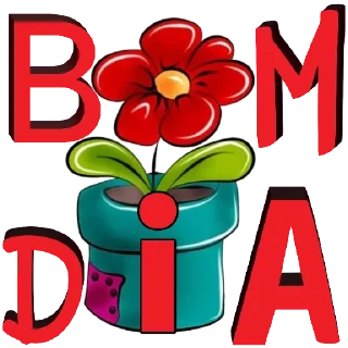 Sticker from Bom dia