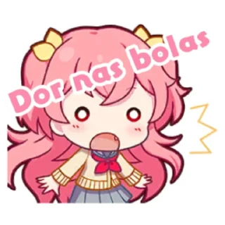 🏀 emoji Cute girls doing cute things Telegram sticker 9 of 9