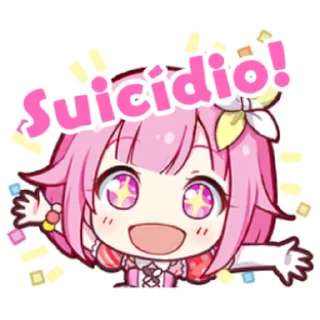 👀 emoji Cute girls doing cute things Telegram sticker 8 of 9