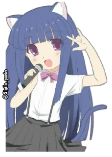 Sticker from Higurashi no Naku Koro ni @Sigilo_packs