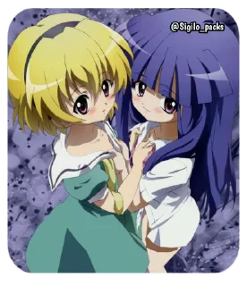 👭 emoji Higurashi no Naku Koro ni @Sigilo_packs Telegram sticker 14 of 23