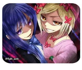 😏 emoji Higurashi no Naku Koro ni @Sigilo_packs Telegram sticker 9 of 23