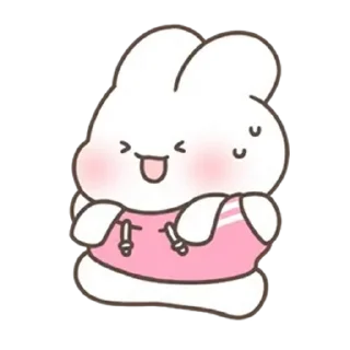 😊 emoji Creampuff Bunny Shuya! Telegram sticker 19 of 24