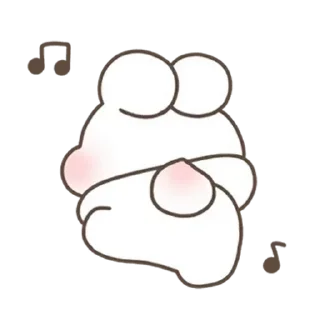 😊 emoji Creampuff Bunny Shuya! Telegram sticker 6 of 24