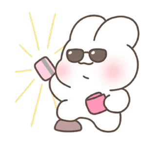 😊 emoji Creampuff Bunny Shuya! Telegram sticker 21 of 24