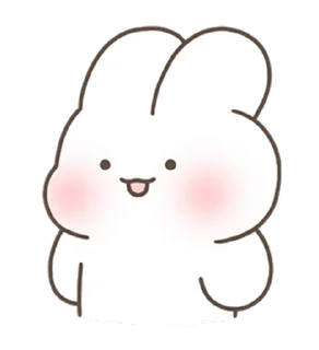 😊 emoji Creampuff Bunny Shuya! Telegram sticker 9 of 24