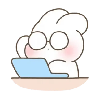 😊 emoji Creampuff Bunny Shuya! Telegram sticker 13 of 24