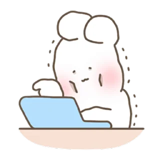 😊 emoji Creampuff Bunny Shuya! Telegram sticker 14 of 24