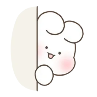 😊 emoji Creampuff Bunny Shuya! Telegram sticker 8 of 24