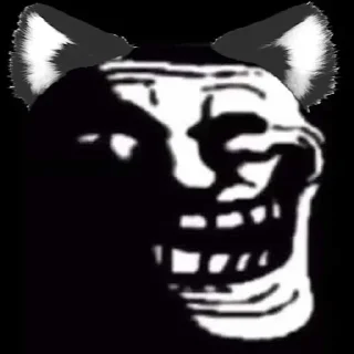 🧠 emoji TrollFace ¦ @figurinhasWa Telegram sticker 9 of 113