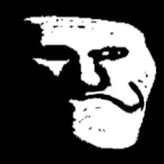 🧠 emoji TrollFace ¦ @figurinhasWa Telegram sticker 15 of 113