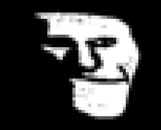 🧠 emoji TrollFace ¦ @figurinhasWa Telegram sticker 7 of 113