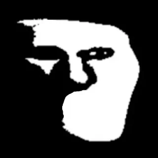 🧠 emoji TrollFace ¦ @figurinhasWa Telegram sticker 16 of 113