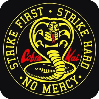 Sticker from Cobra Kai
