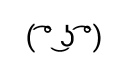 😐 emoji Ascii Faces - By; @Sr_Anonymous 🌚🎈 Telegram sticker 8 of 100