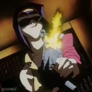 💥 emoji Cowboy Bebop ¦ @figurinhasWa Telegram sticker 14 of 50