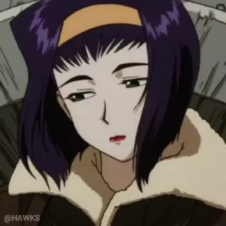 😕 emoji Cowboy Bebop ¦ @figurinhasWa Telegram sticker 19 of 50