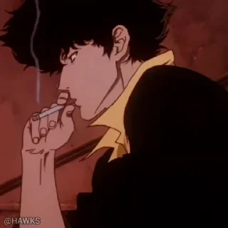 🚬 emoji Cowboy Bebop ¦ @figurinhasWa Telegram sticker 12 of 50