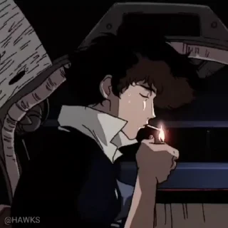 🚬 emoji Cowboy Bebop ¦ @figurinhasWa Telegram sticker 2 of 50