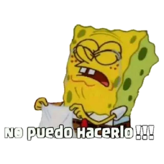 Sticker from Bob Esponja