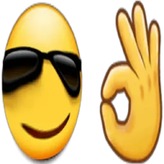 😎 emoji @GabrielARK's WhiterRobot Telegram sticker 7 of 120
