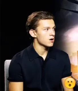 🌟 emoji Tom Holland @sarcqchad Telegram sticker 24 of 62
