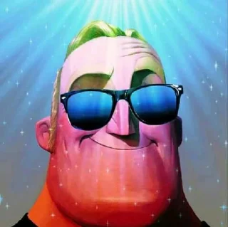 🌟 emoji Mr.Increible Perturbado Telegram sticker 2 of 14