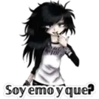 🌟 emoji Emo Telegram sticker 7 of 17