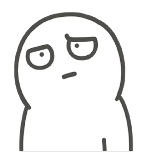 😊 emoji 空白人的動態 2 Telegram sticker 16 of 24