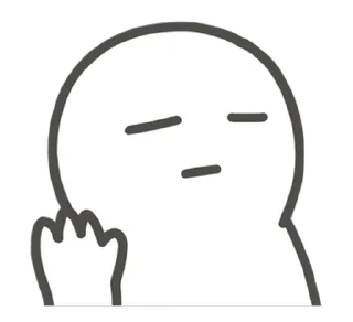 😊 emoji 空白人的動態 2 Telegram sticker 11 of 24