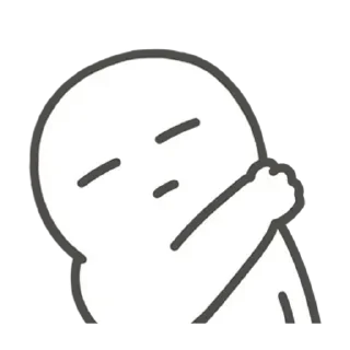 😊 emoji 空白人的動態 2 Telegram sticker 13 of 24