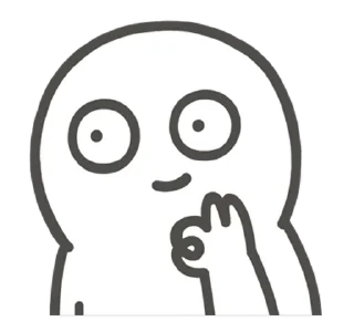 😊 emoji 空白人的動態 2 Telegram sticker 12 of 24