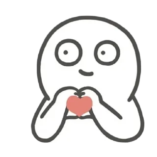 😊 emoji 空白人的動態 2 Telegram sticker 19 of 24
