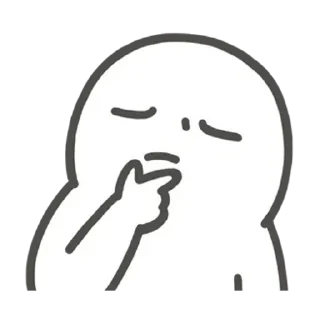 😊 emoji 空白人的動態 2 Telegram sticker 5 of 24