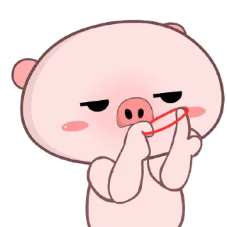 Sticker from Pinky The Pig 2: Pop-up stickers @kal_pc