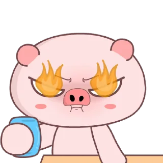 😊 emoji Pinky The Pig 2: Pop-up stickers @kal_pc Telegram sticker 7 of 24