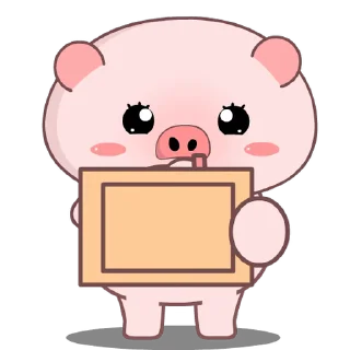 Sticker from Pinky The Pig 2: Pop-up stickers @kal_pc