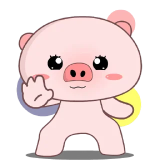 😊 emoji Pinky The Pig 2: Pop-up stickers @kal_pc Telegram sticker 22 of 24