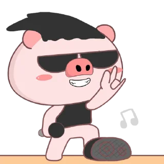 😊 emoji Pinky The Pig 2: Pop-up stickers @kal_pc Telegram sticker 16 of 24