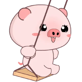 😊 emoji Pinky The Pig 2: Pop-up stickers @kal_pc Telegram sticker 5 of 24