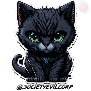 Sticker from SOCIETY EVIL CORP